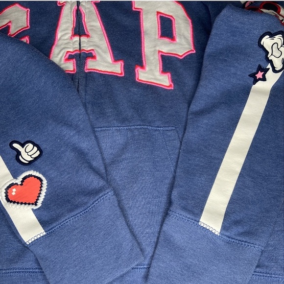GAP x Disney mickey & minnie mouse Zip up sweater - Picture 7 of 9